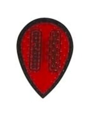 Harrows Darts Dimplex Hot Shot Embossed Red with Black Border Pear Shape - 5 Sets