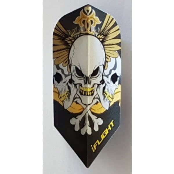 iFlight Invincible iFlight 3 Skulls in Tribal Slim Dart Flights - 5 Sets