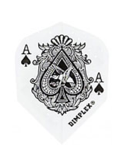 Harrows Darts Ace of Spades Standard Dimplex Dart Flights - 5 Sets