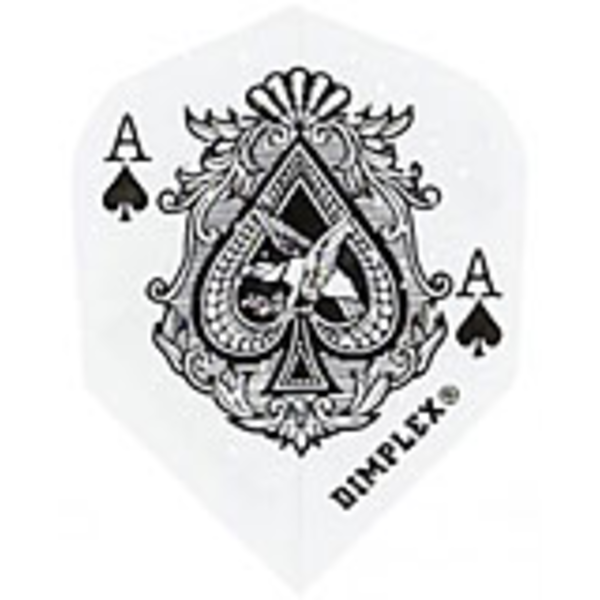 Harrows Darts Ace of Spades Standard Dimplex Dart Flights - 5 Sets