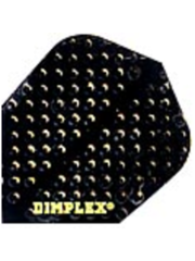 Harrows Darts Black Standard Shape Dimplex Dart Flight - 5 Sets