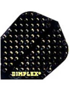 Harrows Darts Black Standard Shape Dimplex Dart Flight - 5 Sets