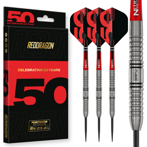 RED DRAGON Red Dragon 50 Penetrator 1 Steel Tip Darts 25g