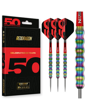 RED DRAGON Red Dragon 50 Shockwaves Steel Tip Darts 26g