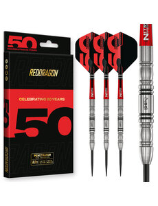 RED DRAGON Red Dragon 50 Penetrator 4 Steel Tip Darts 23g