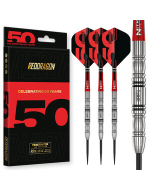 RED DRAGON Red Dragon 50 Penetrator 4 Steel Tip Darts 23g