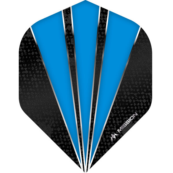 Mission Darts Mission Flare Aqua Blue No2 Dart Flights