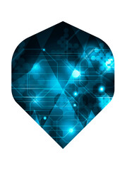 Mission Darts Mission Astral Blue No2 Dart Flights