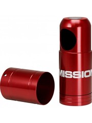 Mission Darts Mission - Magnetic - Soft Tip Tube Dispenser - Red - Holds 25 tips