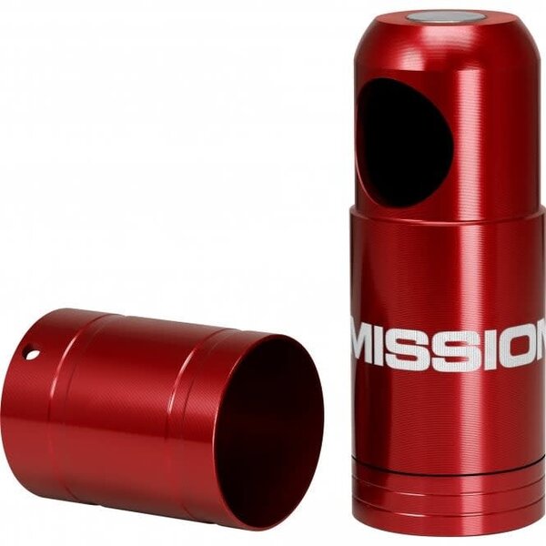 Mission Darts Mission - Magnetic - Soft Tip Tube Dispenser - Red - Holds 25 tips