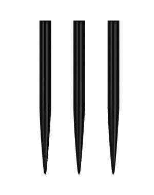 Mission Darts Mission Glide Dart Points - Replacement Smooth Points - Black