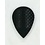 Harrows Darts Dimplex Hot Shot Embossed Black with Transparent Border Pear Shape Dart Flight 5 Sets
