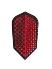 Harrows Darts Metalic Red Slim Dimplex Dart Flights 5 Sets