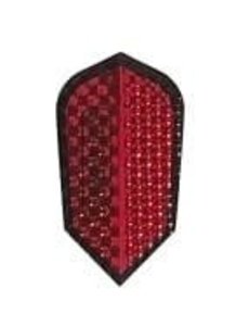 Harrows Darts Metalic Red Slim Dimplex Dart Flights 5 Sets