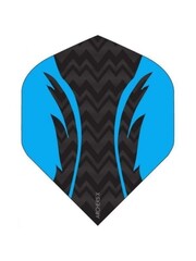 Archer Archers X Pro Black Blue Standard Dart Flights - 5 Sets