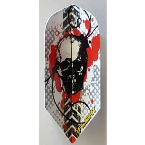 iFlight Invincible iFlight Bloody Skull Slim Dart Flights - 5 Sets