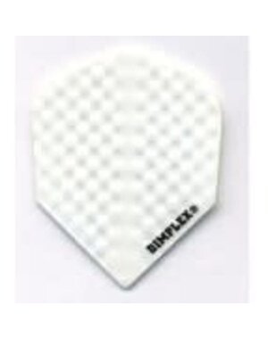 Harrows Darts White Standard Dimplex Dart Flights 5 Sets