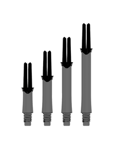 L-STYLE L-Style Straight Lock 190 Dart Shafts