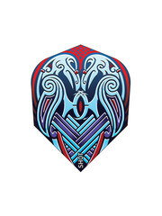 SHOT DARTS Shot Raven Small Standard Dart Flights Blue