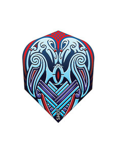 SHOT DARTS Shot Raven Small Standard Dart Flights Blue