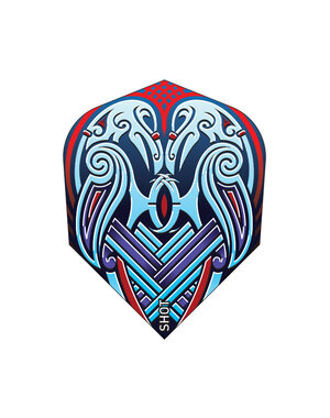 SHOT DARTS Shot Raven Small Standard Dart Flights Blue