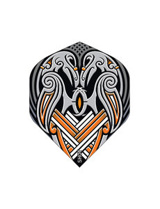 SHOT DARTS Shot Raven Small Standard Dart Flights Black