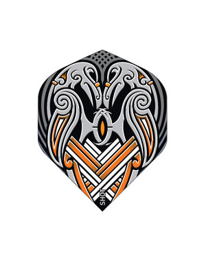 SHOT DARTS Shot Raven Small Standard Dart Flights Black