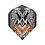 SHOT DARTS Shot Raven Small Standard Dart Flights Black