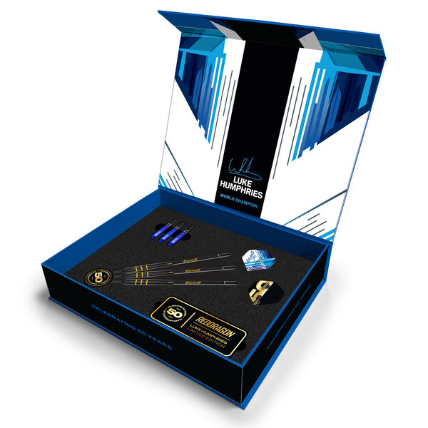 RED DRAGON Red Dragon Luke Humphries - 50 Years Player Edition Steel Tip Darts 22g