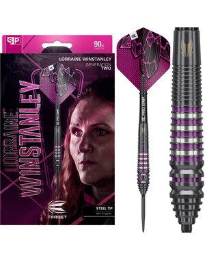 Target Darts Target Lorraine Winstanley G2 90% Swiss Steel Tip Darts 25g