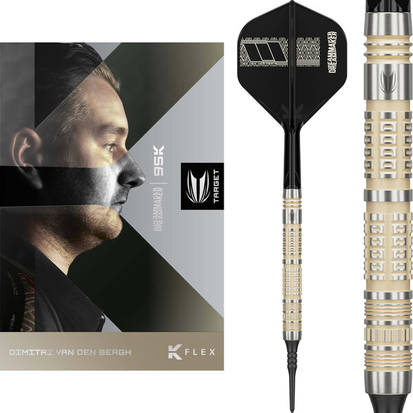 Target Darts Target Dimitri van den Bergh 95K 95% Soft Tip Darts 19g