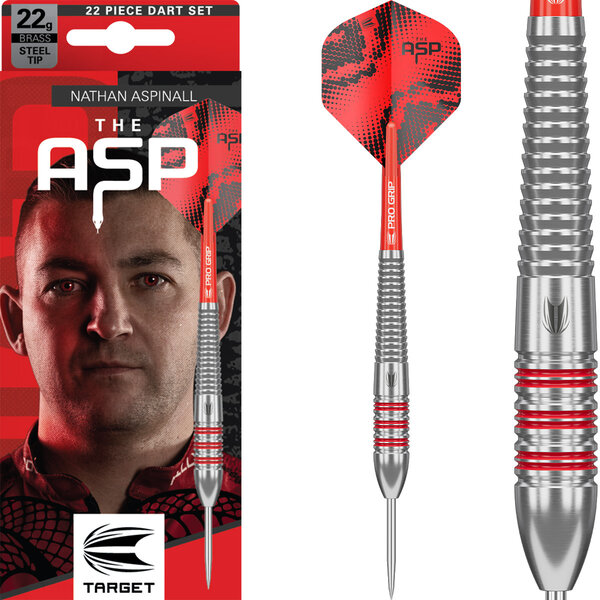 Target Darts Target Nathan Aspinall Brass Steel Tip Darts 22g