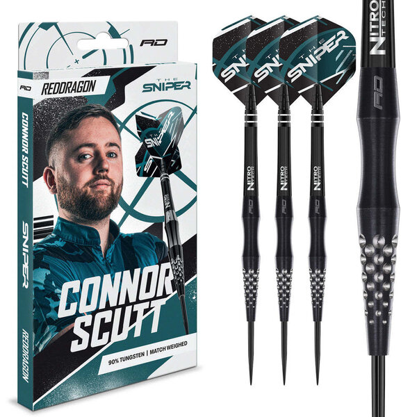 RED DRAGON Red Dragon Connor Scutt v1 Steel Tip Darts 22g