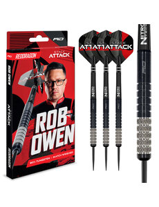 RED DRAGON Red Dragon Rob Owen v1 Steel Tip Darts 22g