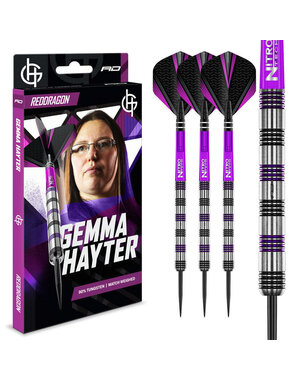 RED DRAGON Red Dragon Gemma Hayter v1 Steel Tip Darts 22g