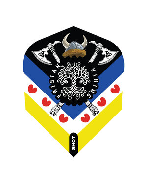 SHOT DARTS Shot Pro Series Jitse van der Wal Small Standard Dart Flights