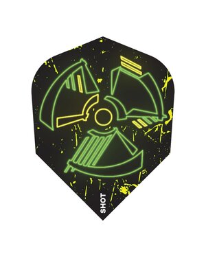 SHOT DARTS Shot Stowe Buntz Biohazard Small Standard Dart Flights
