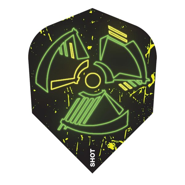 SHOT DARTS Shot Stowe Buntz Biohazard Small Standard Dart Flights