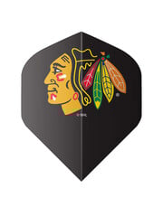 NHL NHL Blackhawks Standard Dart Flights Black