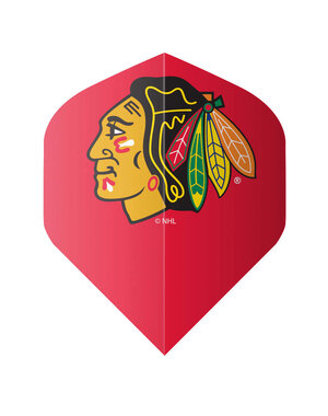 NHL NHL Blackhawks Standard Dart Flights Red