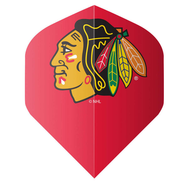 NHL NHL Blackhawks Standard Dart Flights Red