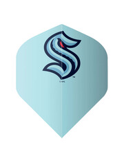 NHL NHL Kraken Standard Dart Flights Light Blue
