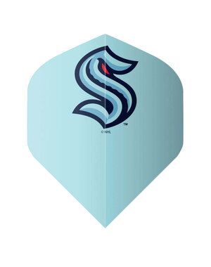 NHL NHL Kraken Standard Dart Flights Light Blue