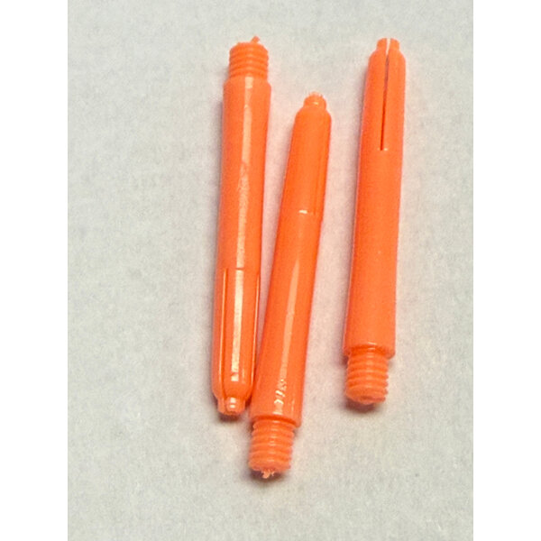 Designa Fluro Orange Short Nylon Shafts - 3 Sets