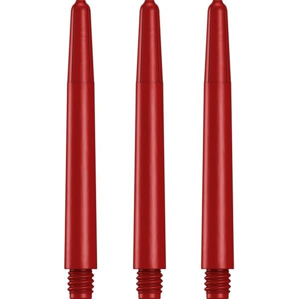 Designa Nylon Medium Dart Shafts Red - 3 Sets