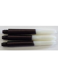 Designa Two Tone Black and White Medium Nylon Shafts 3 Sets