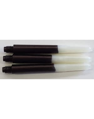 Designa Two Tone Black and White Medium Nylon Shafts 3 Sets