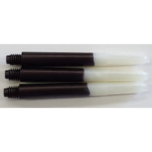 Designa Two Tone Black and White Medium Nylon Shafts 3 Sets