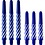 Designa Blue and White Spiral Short Nylon Shafts