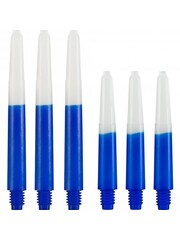 Designa Two Tone Blue and White Short Nylon Shafts - 3 Sets